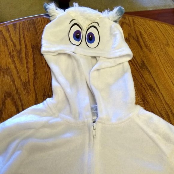 Smallfoot Migo One Piece Costume Pajama Set White - Picture 2 of 14
